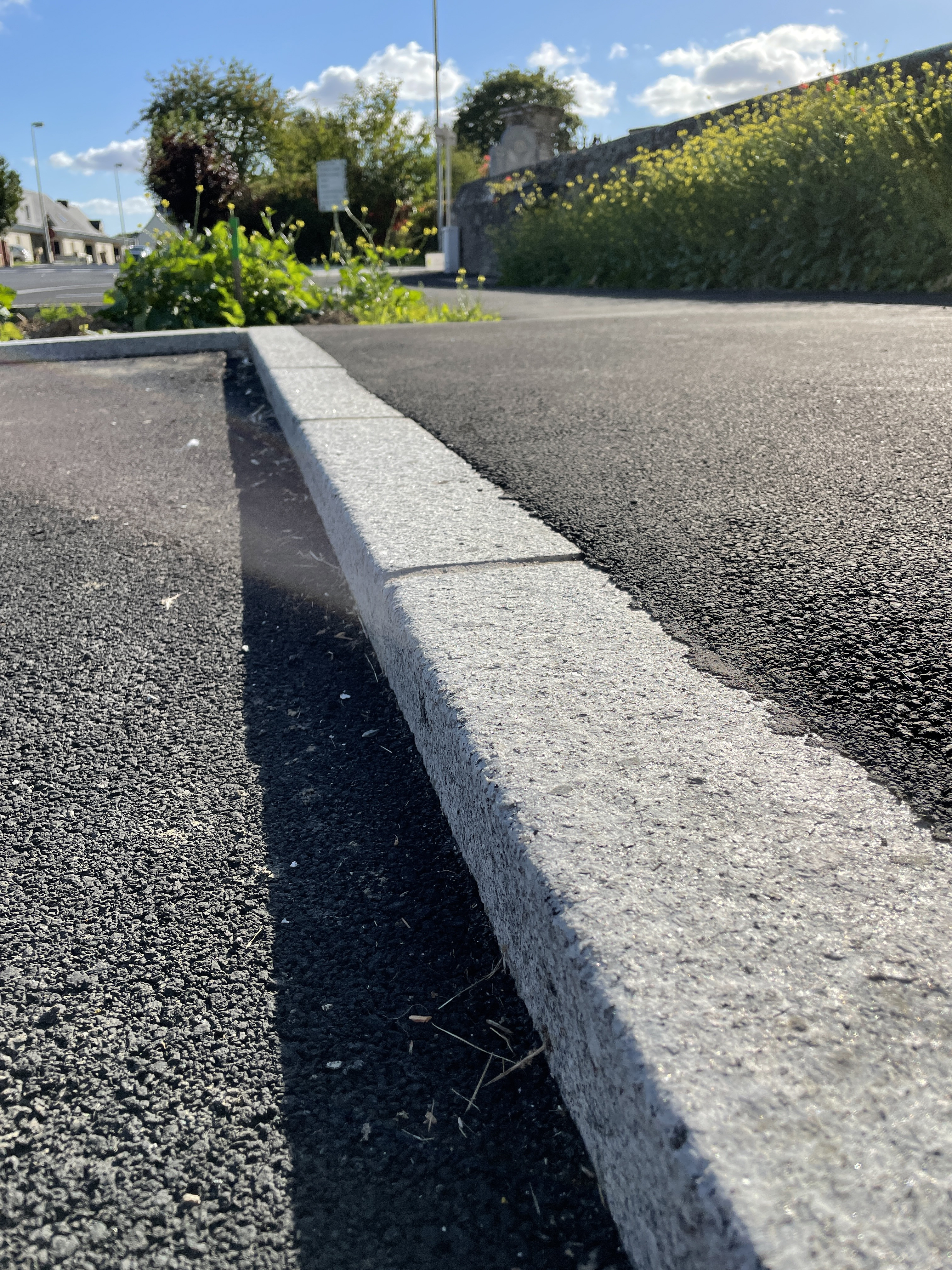 Bordure en granit gris Huelgoat