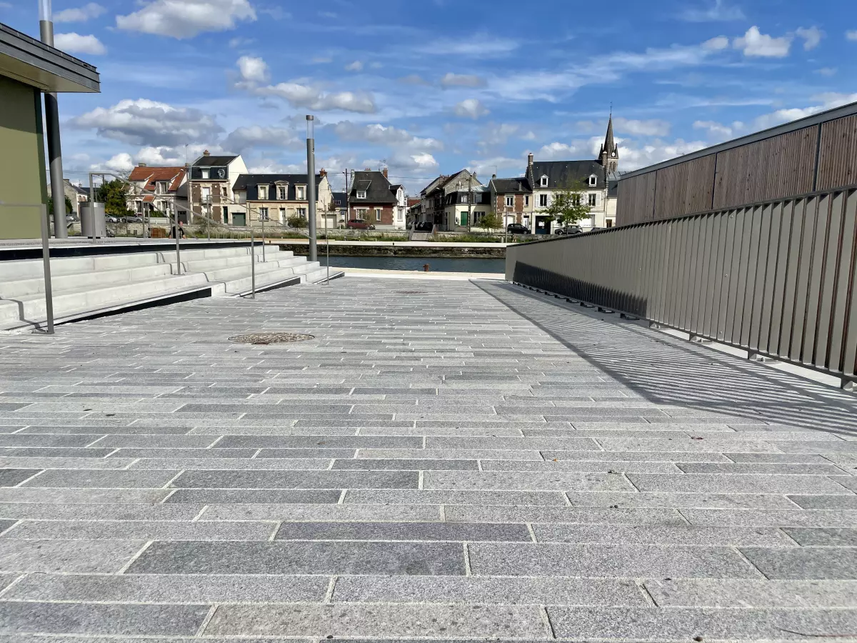 Aménagement des berges de Soissons