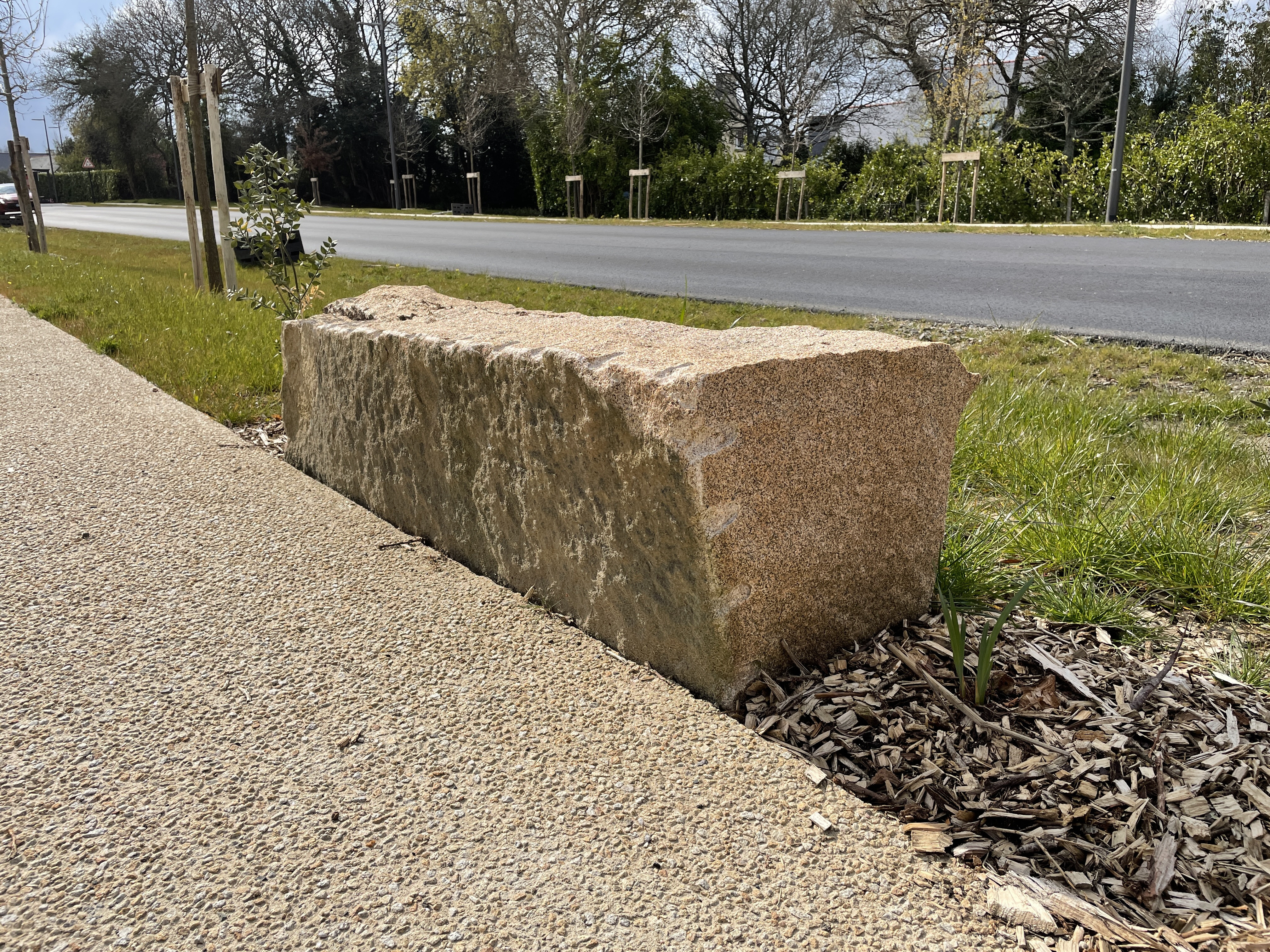 Bloc paysager en granit