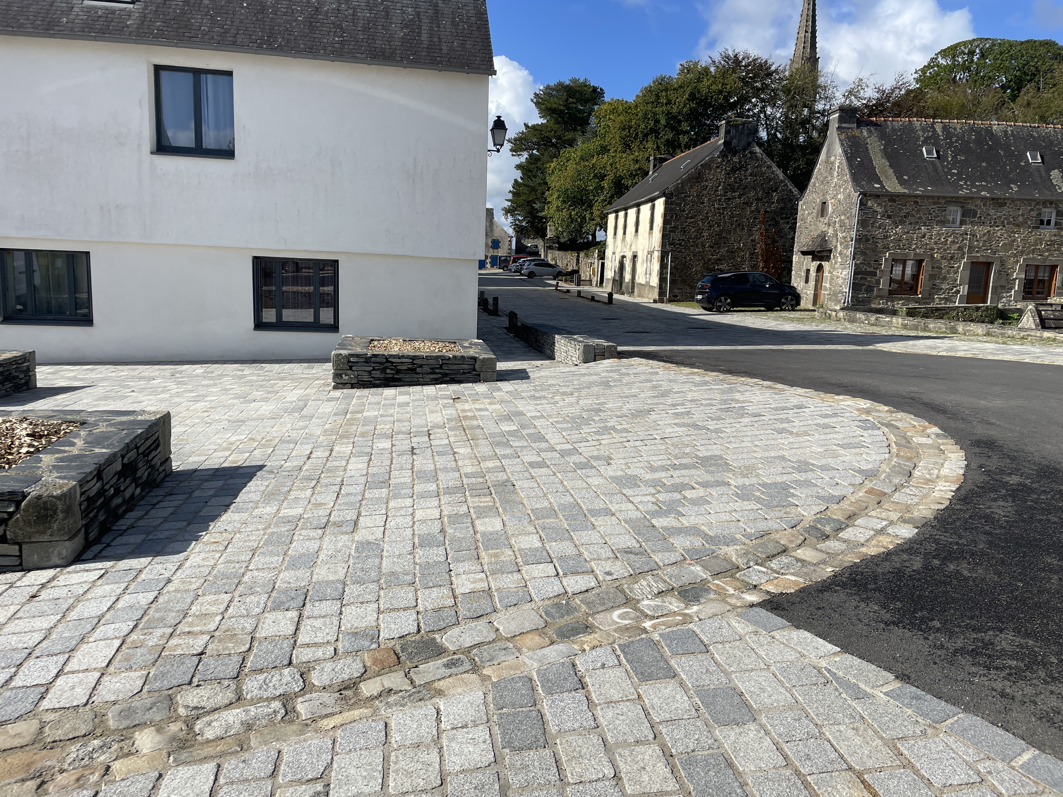 Pavés 14x20x14 cm en granit breton